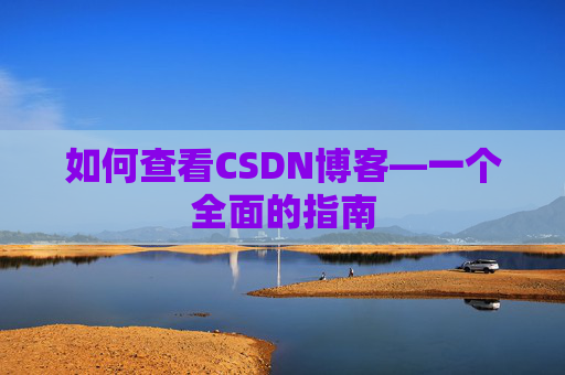 如何查看CSDN博客—一个全面的指南